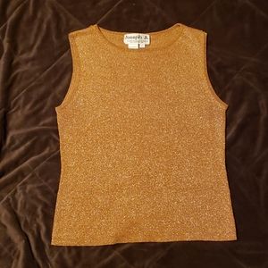 Dressy sleeveless top size L